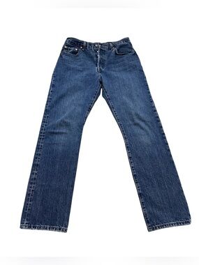 Levi’s 501 Straight Leg Jeans – Dark Blue Wash | W29 L30 | PC9-12501-0395